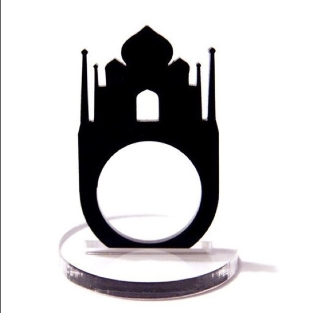 🐧PLASTIQUE TAJ MAHAL RING🐧